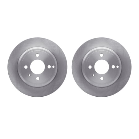 Dynamic Friction Company Rear Brake Rotors 6002-27017