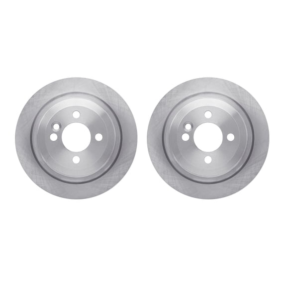 Dynamic Friction Company Rear Brake Rotors 6002-32007