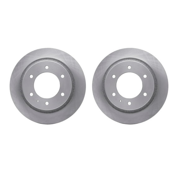 Dynamic Friction Company Rear Brake Rotors 6002-37009