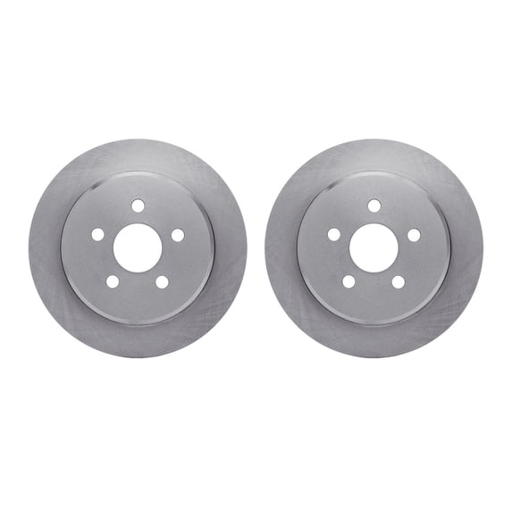Dynamic Friction Company Rear Brake Rotors 6002-39008