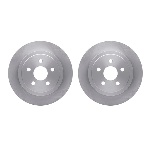 Dynamic Friction Company Rear Brake Rotors 6002-39014