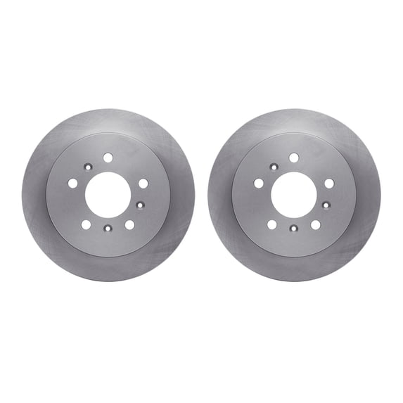 Dynamic Friction Company Rear Brake Rotors 6002-45010