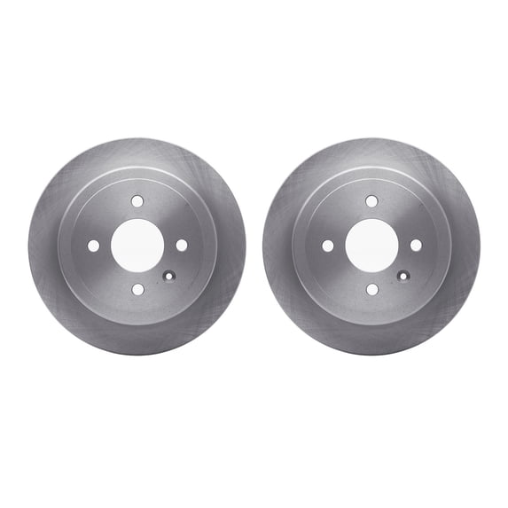 Dynamic Friction Company Rear Brake Rotors 6002-47041
