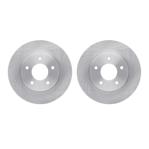 Dynamic Friction Company Rear Brake Rotors 6002-52010