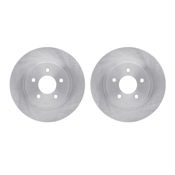Dynamic Friction Company Rear Brake Rotors 6002-54052