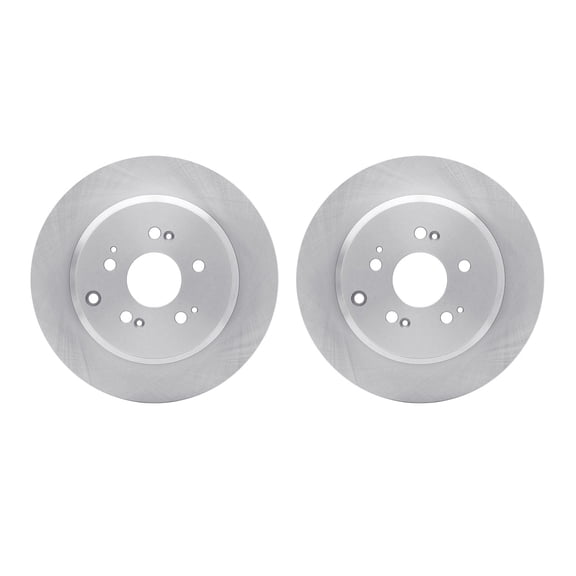 Dynamic Friction Company Rear Brake Rotors 6002-59053