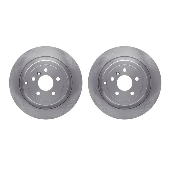 Dynamic Friction Company Rear Brake Rotors 6002-63084