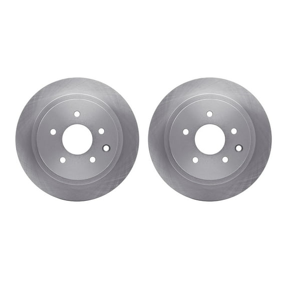 Dynamic Friction Company Rear Brake Rotors 6002-67081
