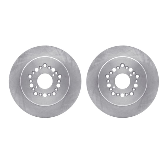Dynamic Friction Company Rear Brake Rotors 6002-75006