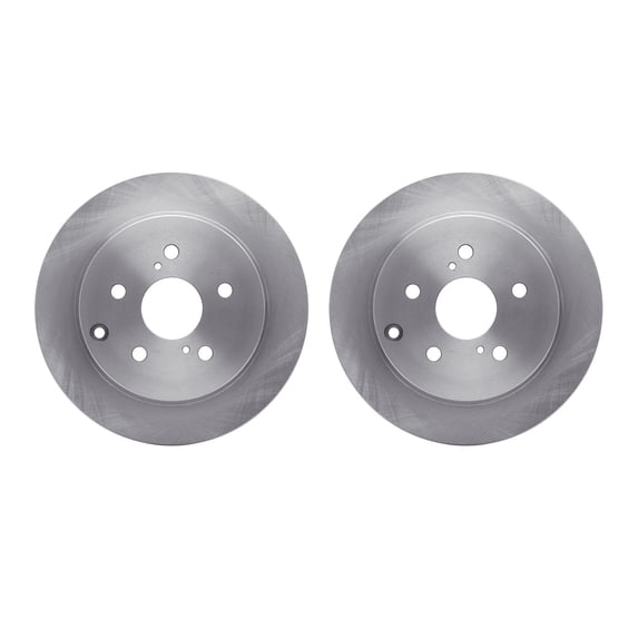 Dynamic Friction Company Rear Brake Rotors 6002-76088