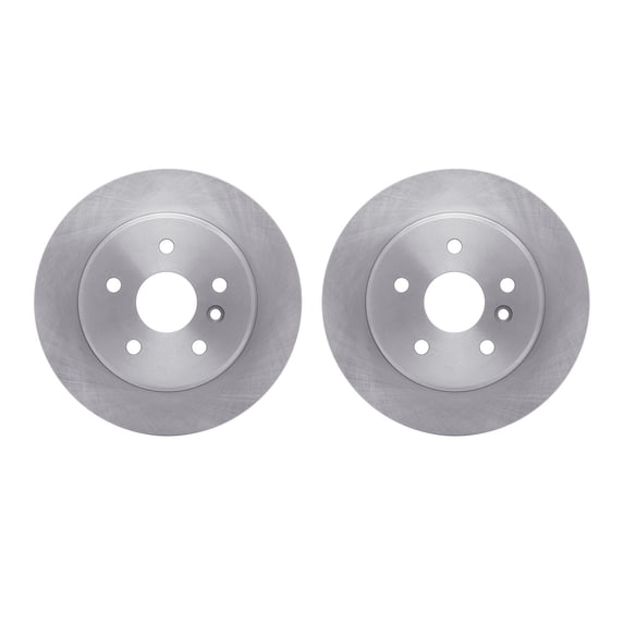 Dynamic Friction Company Rear Brake Rotors 6002-76113