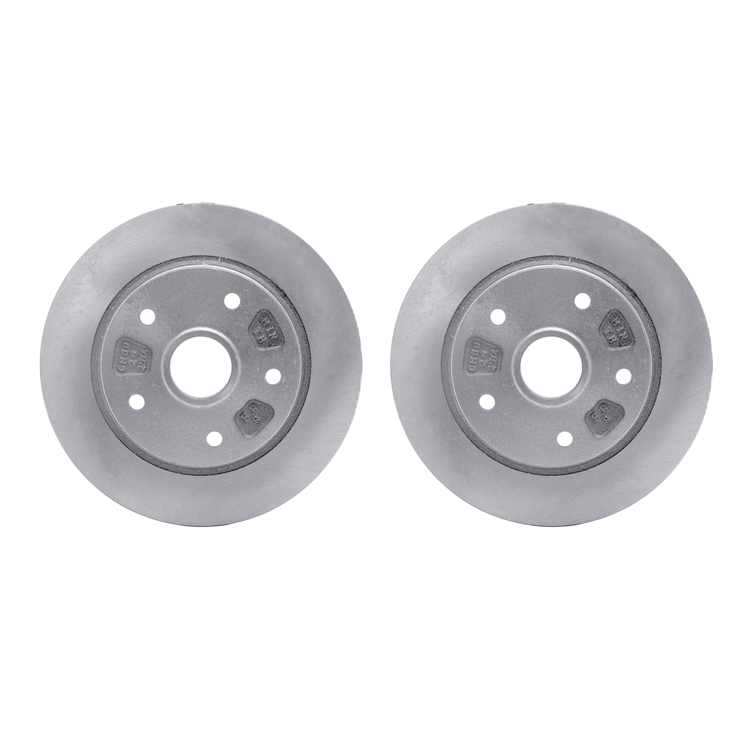 Dynamic Friction Company Rear Brake Rotors 6002-80025