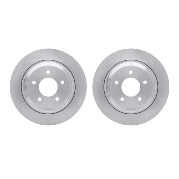 Dynamic Friction Company Rear Brake Rotors 6002-80064