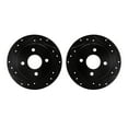 thumbnail image 1 of Dynamic Friction Company Rear Brake Rotors-Drilled and Slotted-Black 8002-54227, 1 of 3