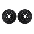 thumbnail image 1 of Dynamic Friction Company Rear Brake Rotors-Drilled and Slotted-Black 8002-63123, 1 of 3