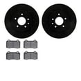 thumbnail image 1 of Dynamic Friction Company Rear Brake Rotors-Drilled and Slotted-Black with 5000 Advanced Brake Pads 8502-20018, 1 of 3