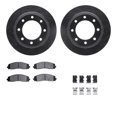 thumbnail image 1 of Dynamic Friction Company Rear Brake Rotors-Drilled and Slotted-Black with 5000 Advanced Brake Pads includes Hardware 8512-99687, 1 of 3