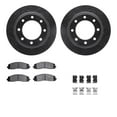 thumbnail image 1 of Dynamic Friction Company Rear Brake Rotors-Drilled and Slotted-Black with Ultimate Duty Performance Brake Pads includes Hardware 8412-54102, 1 of 3