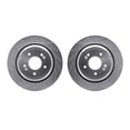 thumbnail image 1 of Dynamic Friction Company Rear Brake Rotors-Drilled and Slotted-Silver 7002-03045, 1 of 3