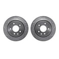 thumbnail image 1 of Dynamic Friction Company Rear Brake Rotors-Drilled and Slotted-Silver 7002-20034, 1 of 3