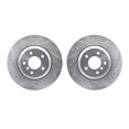 thumbnail image 1 of Dynamic Friction Company Rear Brake Rotors-Drilled and Slotted-Silver 7002-31097, 1 of 3