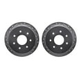 thumbnail image 1 of Dynamic Friction Company Rear Brake Rotors-Drilled and Slotted-Silver 7002-54214, 1 of 3