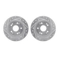 thumbnail image 1 of Dynamic Friction Company Rear Brake Rotors-Drilled and Slotted-Silver 7002-59046, 1 of 3