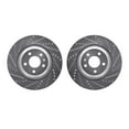 thumbnail image 1 of Dynamic Friction Company Rear Brake Rotors-Drilled and Slotted-Silver 7002-73068, 1 of 3