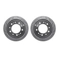 thumbnail image 1 of Dynamic Friction Company Rear Brake Rotors-Drilled and Slotted-Silver 7002-76115, 1 of 3