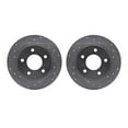 thumbnail image 1 of Dynamic Friction Company Rear Brake Rotors-Drilled and Slotted-Silver 7002-80055, 1 of 3