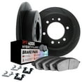 thumbnail image 1 of Dynamic Friction Company Rear Brake Rotors Kit Slotted Black | 4000 HybriDynamic Brake Pads includes Hardware 3812-72067, 1 of 3