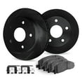 thumbnail image 1 of Dynamic Friction Company Rear Brake Rotors Slotted Black with Ultimate Duty Performance Brake Pads includes Hardware - 3412-67010, 1 of 3