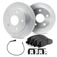 thumbnail image 1 of Dynamic Friction Company Rear Brake Rotors Slotted Silver with 5000 Advanced Brake Pads includes Hardware - 5512-48050, 1 of 3