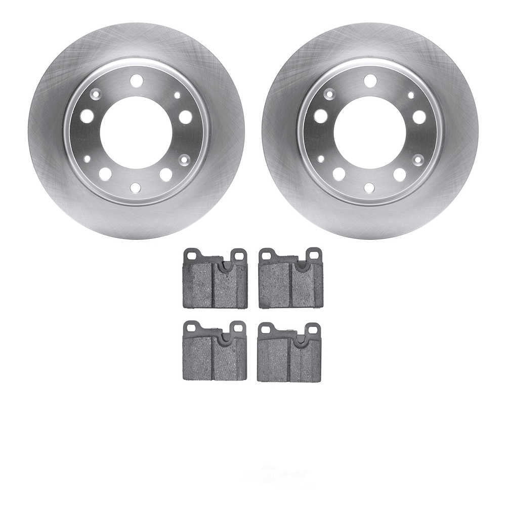 Dynamic Friction Company 6502-02086 DFC Brake Rotor with 5000 Advanced Brake Pads