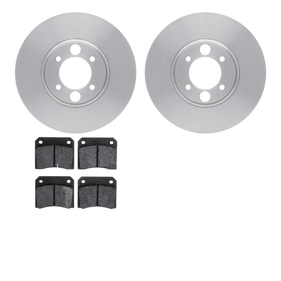 Dynamic Friction Company Rear Brake Rotors with 5000 Advanced Brake Pads 6502-20031