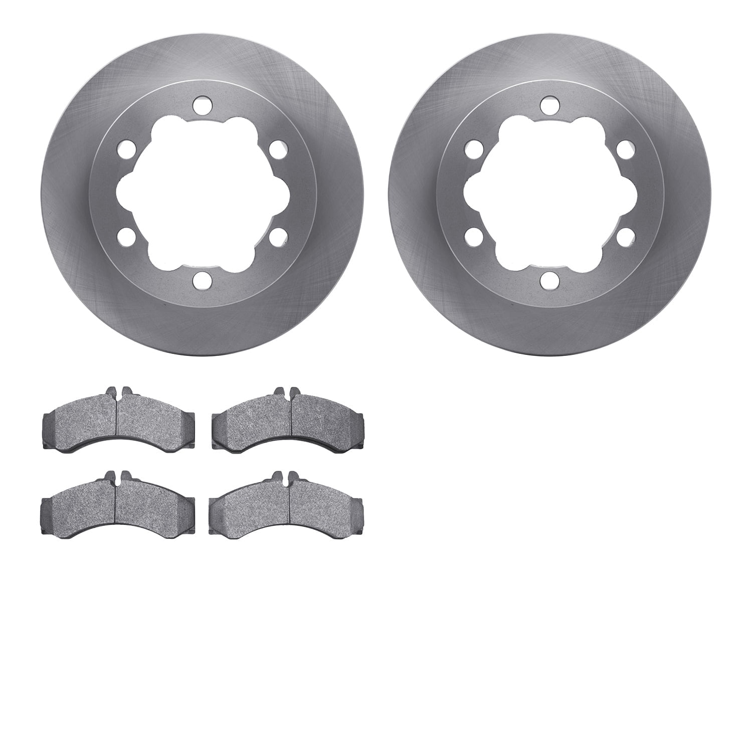 Dynamic Friction Company Rear Brake Rotors with 5000 Advanced Brake Pads 6502-40255