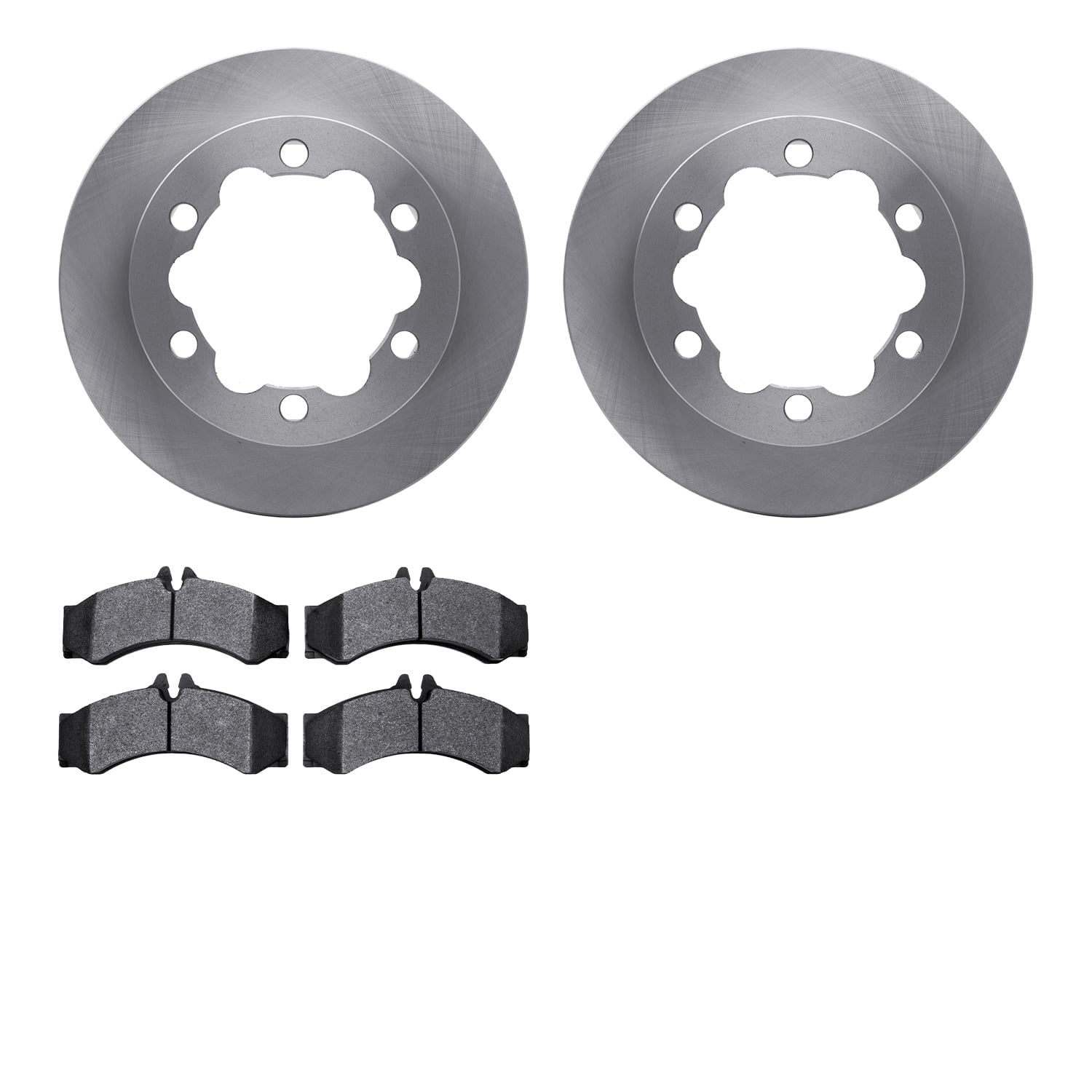 Dynamic Friction Company Rear Brake Rotors with 5000 Advanced Brake Pads 6502-40256