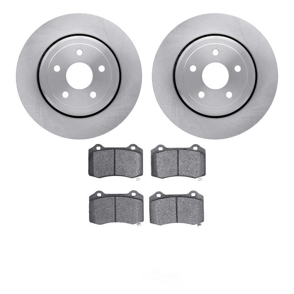 Dynamic Friction Company 6502-42089 DFC Brake Rotor with 5000 Advanced Brake Pads