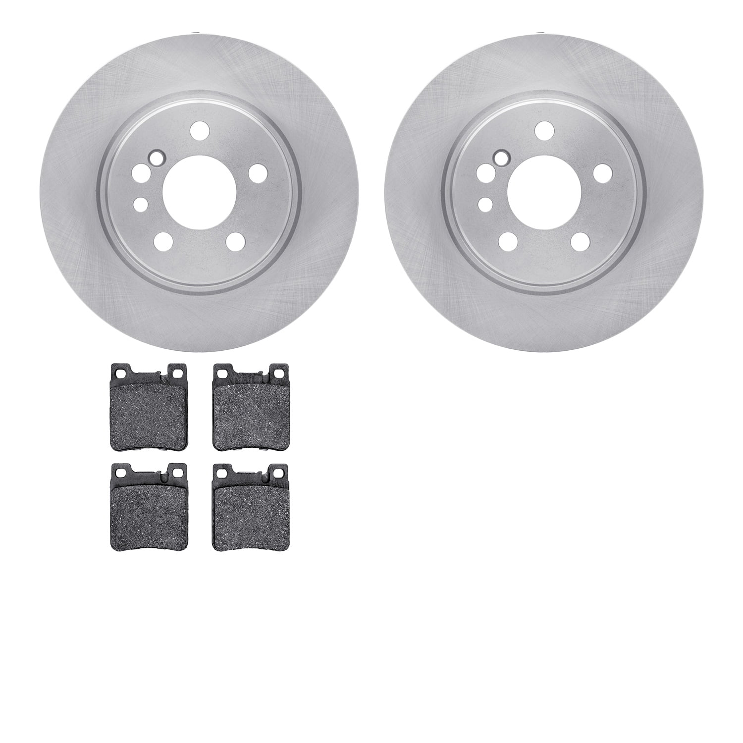 Dynamic Friction Company Rear Brake Rotors with 5000 Advanced Brake Pads 6502-63221
