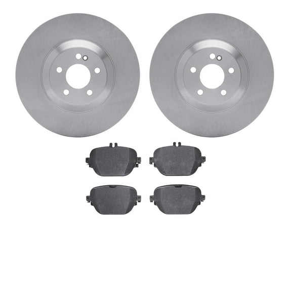Dynamic Friction Company Rear Brake Rotors with 5000 Advanced Brake Pads 6502-63563