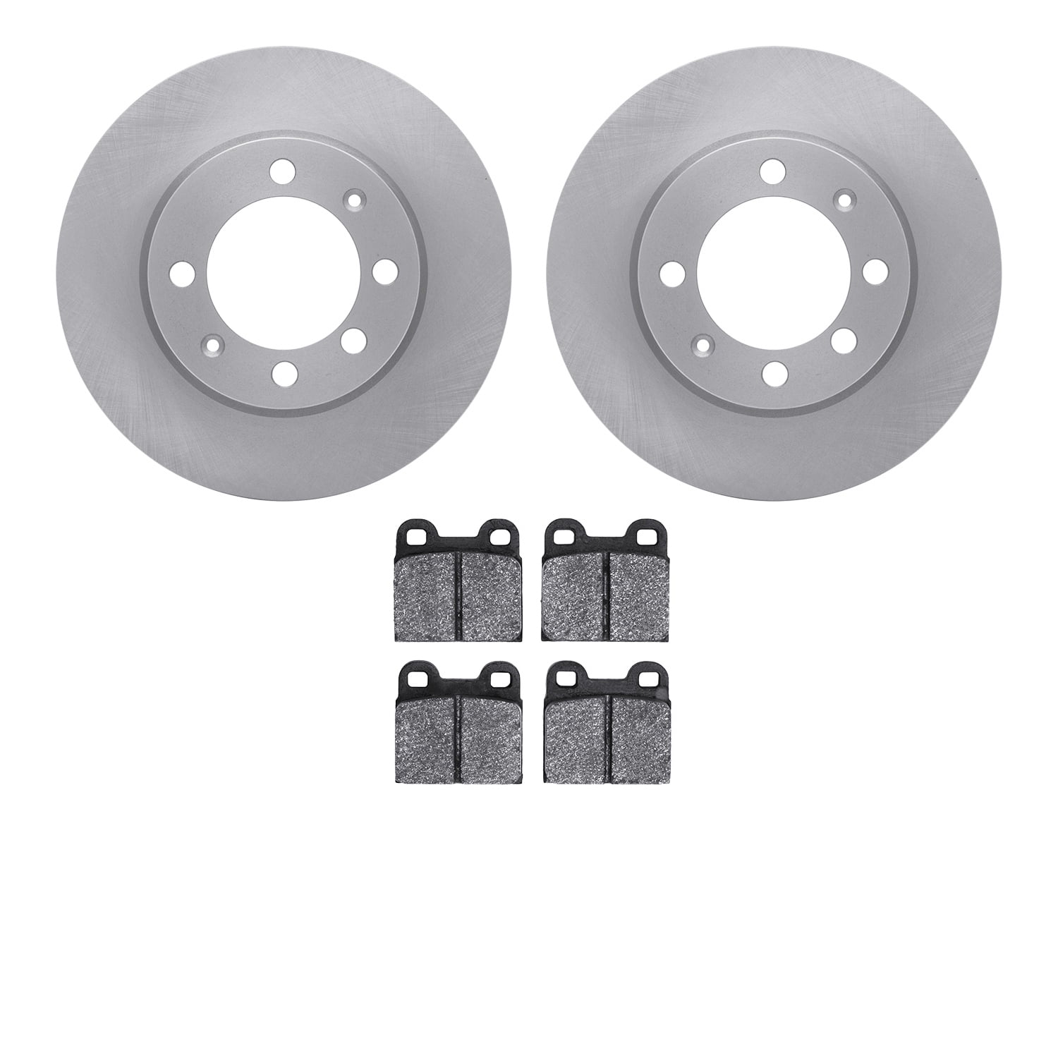 Dynamic Friction Company Rear Brake Rotors with 5000 Advanced Brake Pads 6502-65026