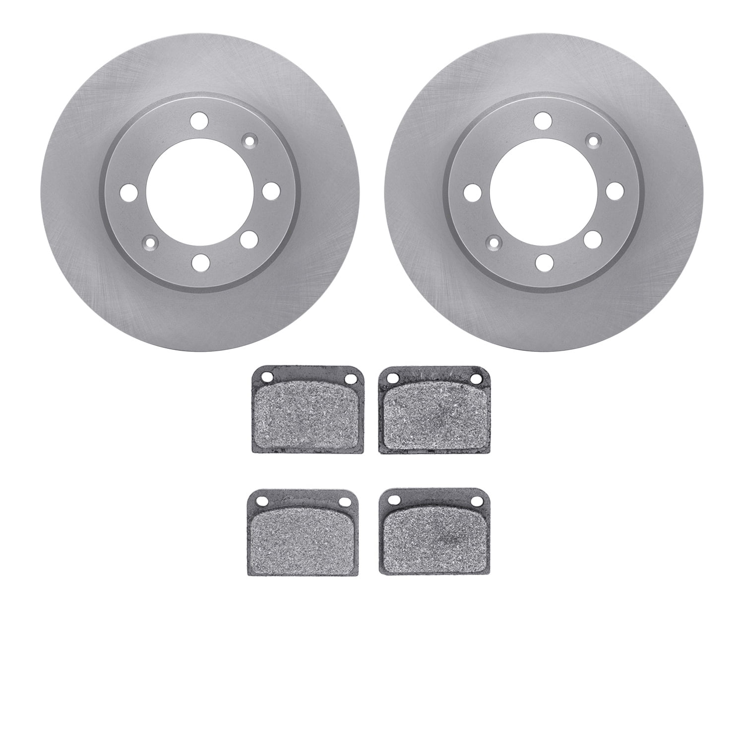 Dynamic Friction Company Rear Brake Rotors with 5000 Advanced Brake Pads 6502-65028