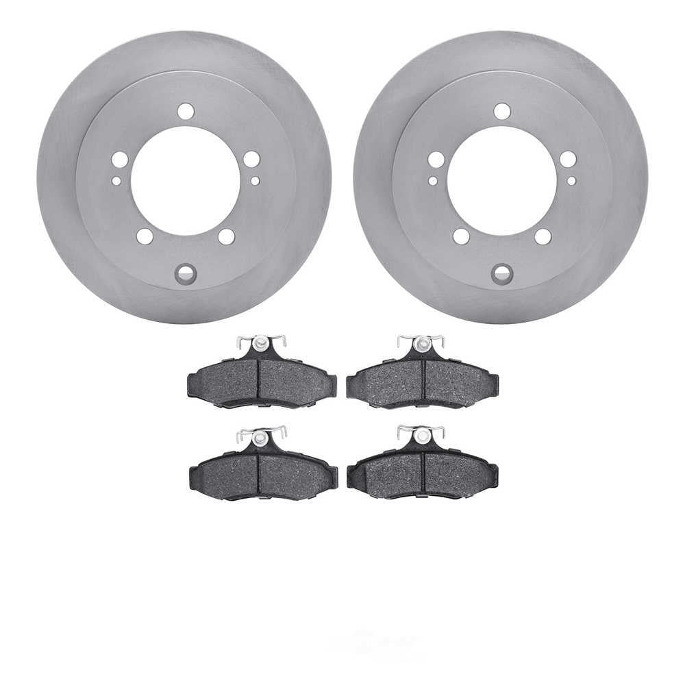 Dynamic Friction Company 6502-72130 DFC Brake Rotor with 5000 Advanced Brake Pads