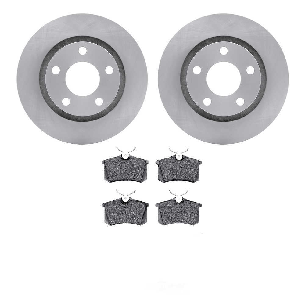 Dynamic Friction Company 6502-74278 DFC Rotors with 5000 Advanced Brake Pads