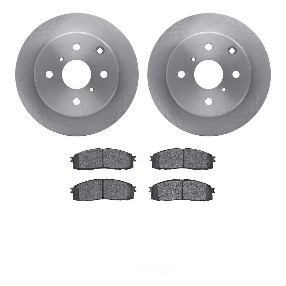 Dynamic Friction Company 6502-76212 DFC Brake Rotor with 5000 Advanced Brake Pads