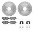 thumbnail image 1 of Dynamic Friction Company Rear Brake Rotors with 5000 Advanced Brake Pads includes Hardware 6512-03363, 1 of 3