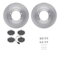 thumbnail image 1 of Dynamic Friction Company Rear Brake Rotors with 5000 Advanced Brake Pads includes Hardware 6512-11048, 1 of 3