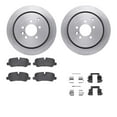 thumbnail image 1 of Dynamic Friction Company Rear Brake Rotors with 5000 Advanced Brake Pads includes Hardware 6512-11082, 1 of 3