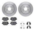 thumbnail image 1 of Dynamic Friction Company Rear Brake Rotors with 5000 Advanced Brake Pads includes Hardware 6512-11116, 1 of 3