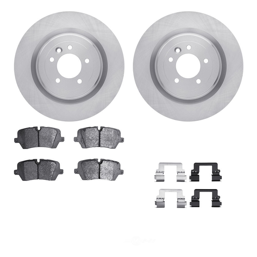 Dynamic Friction Company 6512-11142 DFC Rotors with 5000 Advanced Brake Pads includes Hardware